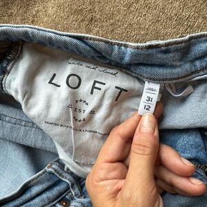 Loft jeans size 12 woman’s